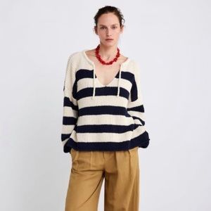 NWT Zara striped sweater size med. ⚓️🌊